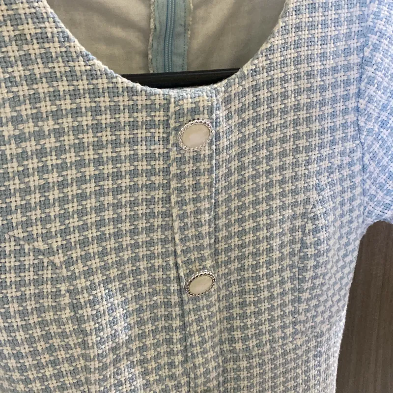 Váy dạ đi tiệc đi cf size S màu xanh dương 788389