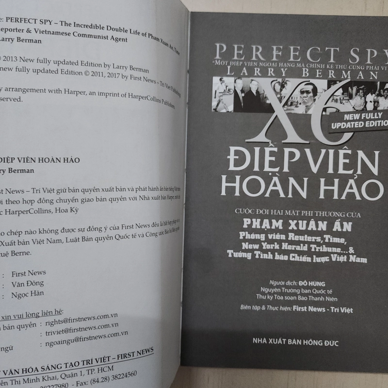 Sách Điệp viên hoàn hảo Phạm Xuân Ẩn của Larry Berman 533989