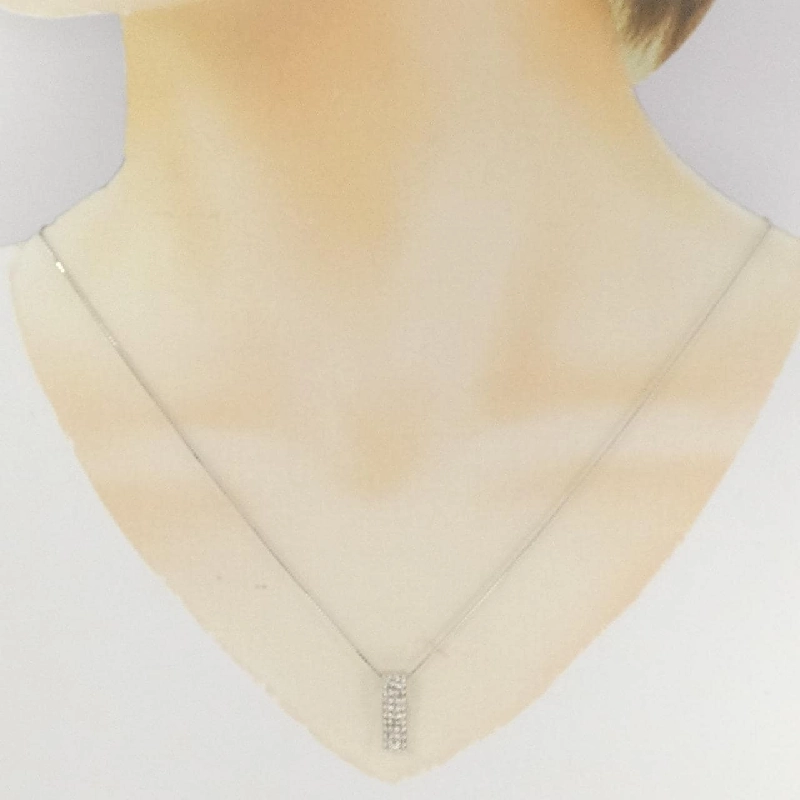 K18WG Dây chuyền kim cương 0.38CT - Hàng hiệu Chính hãng 861185