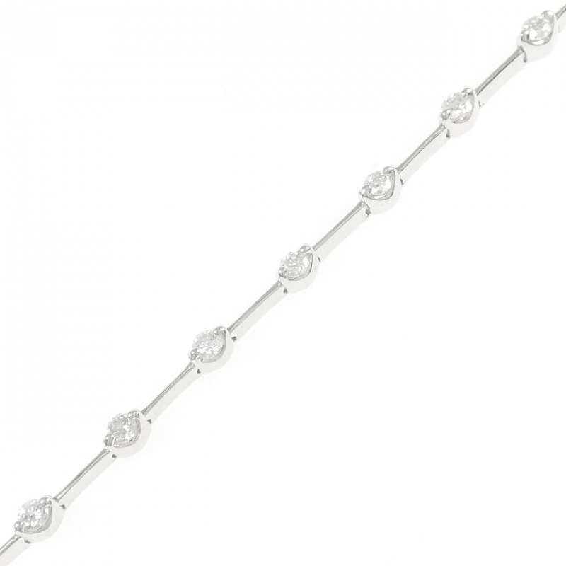 K18WG Vòng tay kim cương 1.00CT - Hàng hiệu Chính hãng 872542