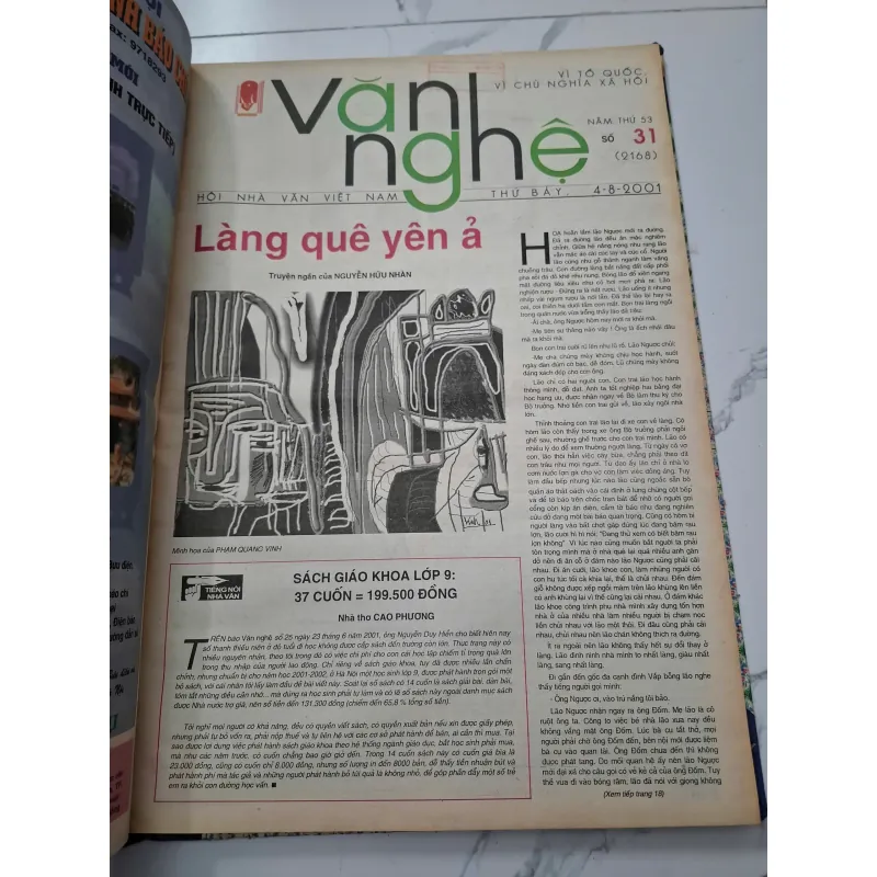 Báo Văn Nghệ 2001 số 27 đến số 39 799223
