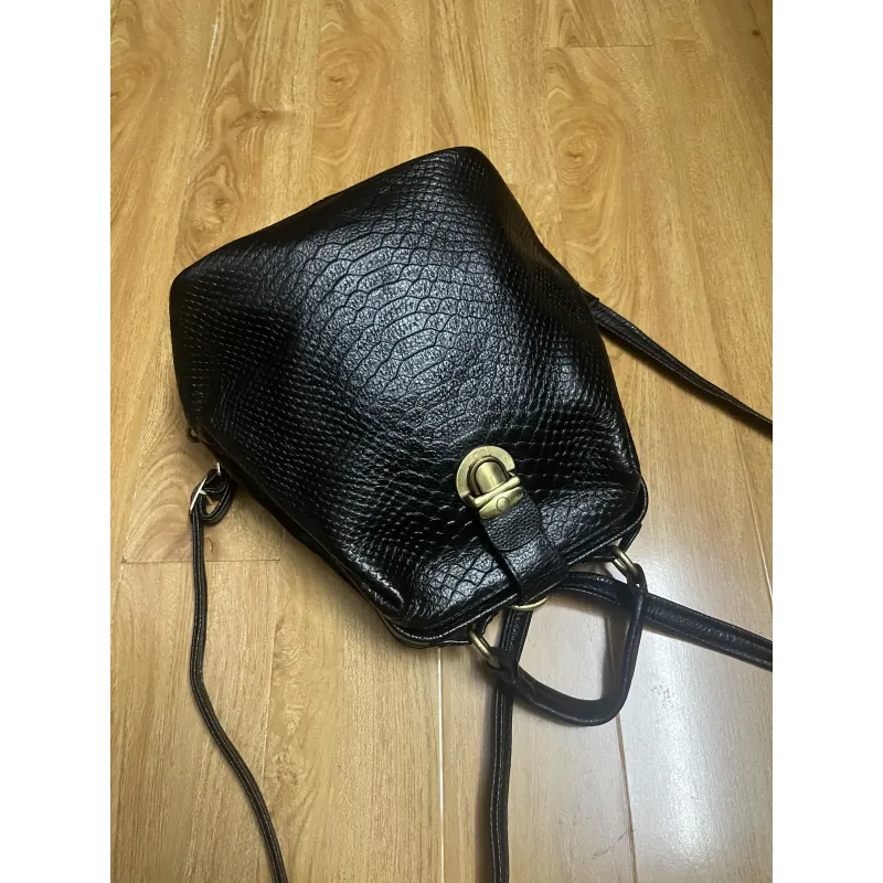 Balo nữ mini 20x25x12 da thật 2hand 996736