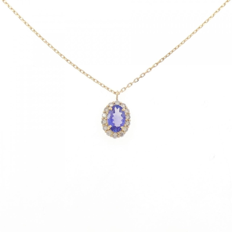K18YG Tanzanite Necklace - Hàng hiệu Authentic 857835