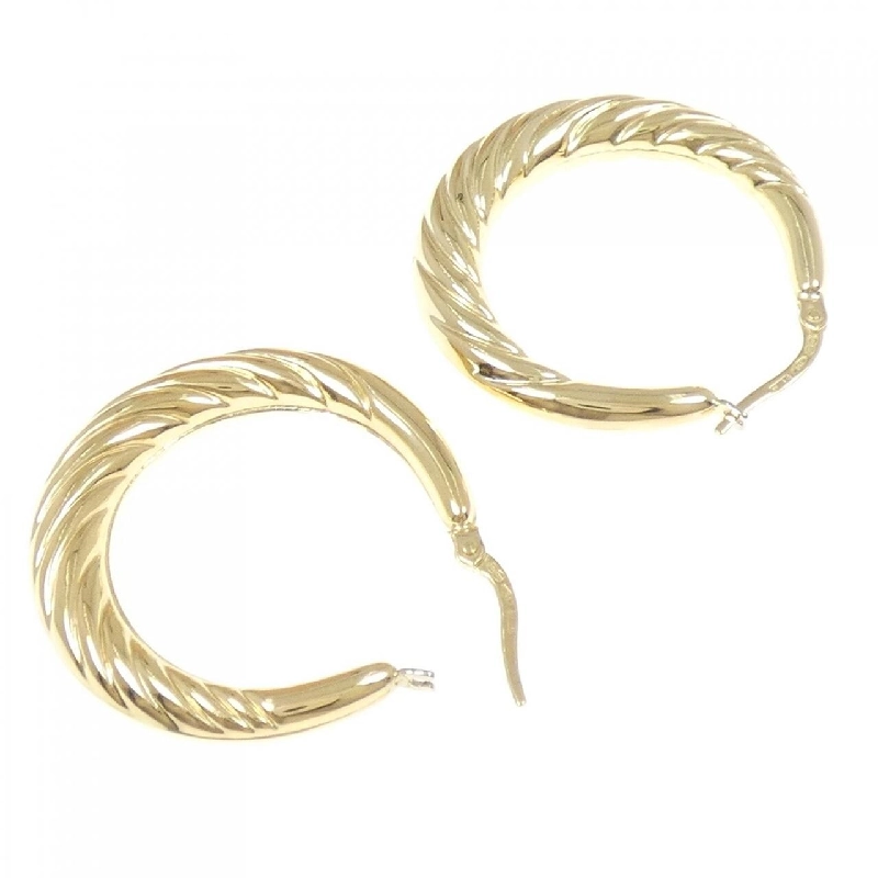 Bông tai hoop 750YG - Hàng hiệu Authentic 869192