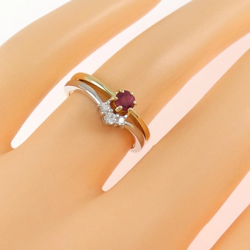 Nhẫn Ruby Mikimoto 0.22CT - Hàng hiệu Chính hãng 834754