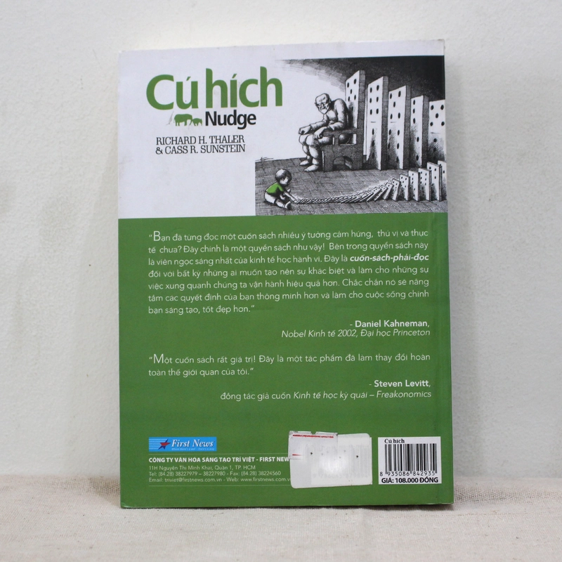 Cú hích Nudge - Sách kinh tế - Sách cũ thanh lý mới 85% 505073