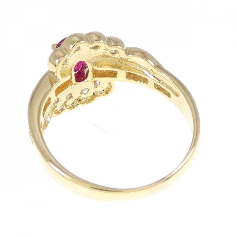 Nhẫn ruby K18YG 0.68CT 673311