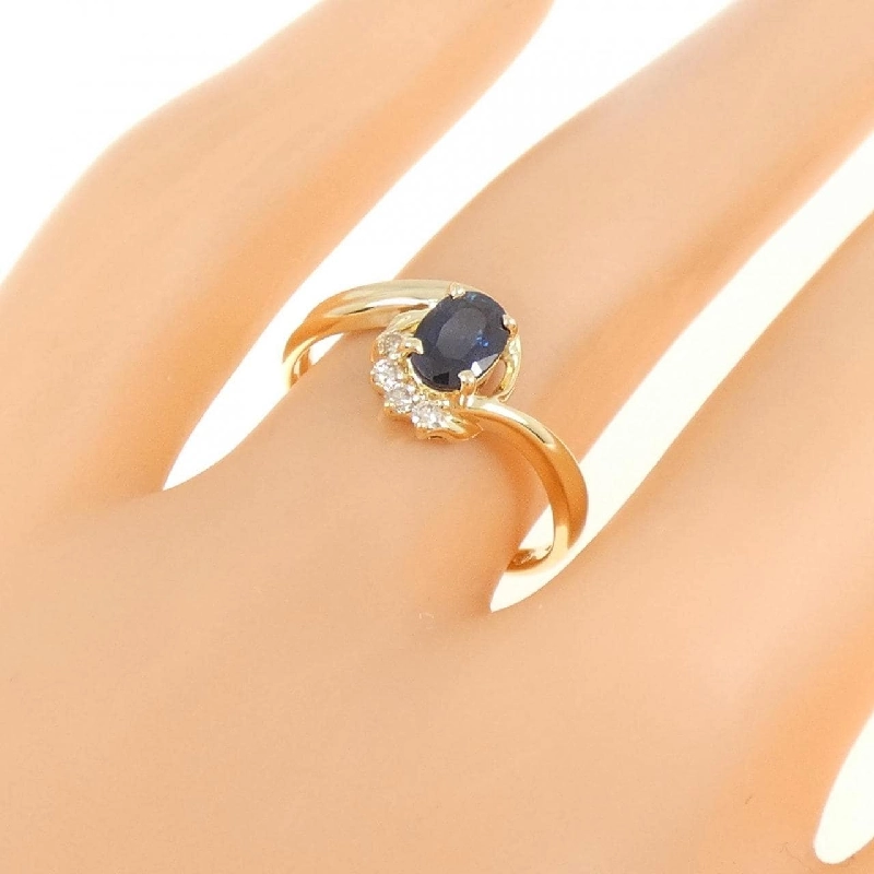 Nhẫn Sapphire K18YG 0.59CT - Hàng hiệu Chính hãng 849537