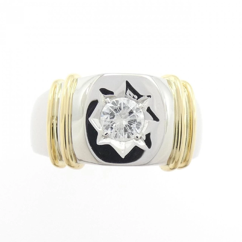 Nhẫn kim cương K18YG/PT900 0.36CT 665773