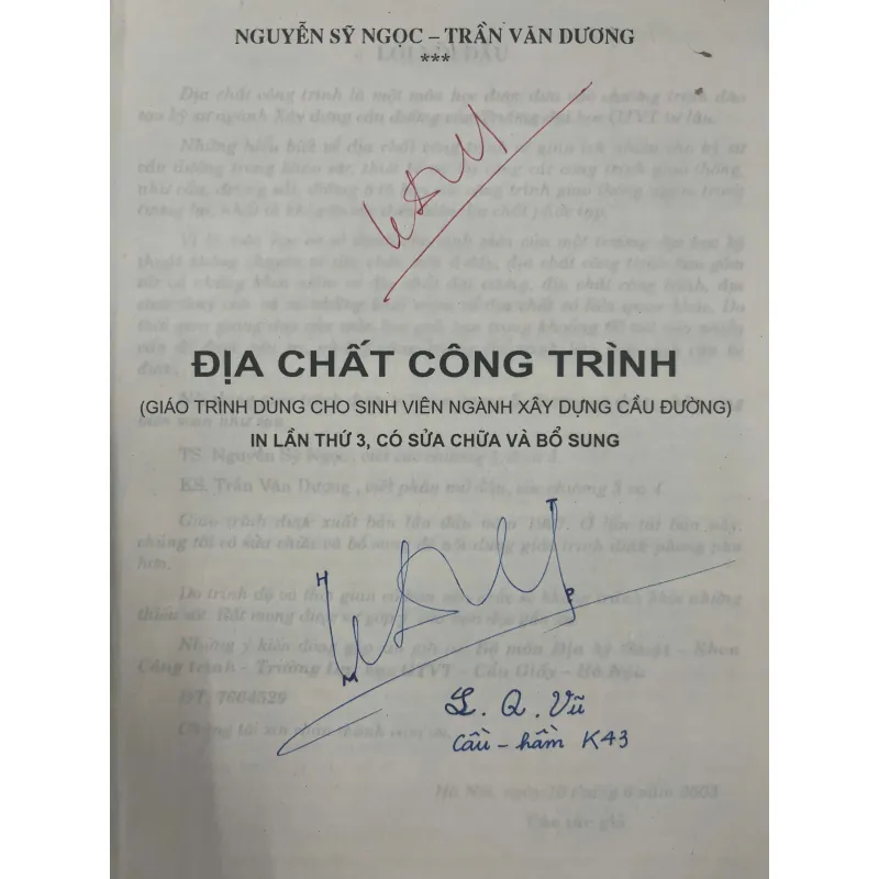 ĐỊA CHẤT CÔNG TRÌNH 698167