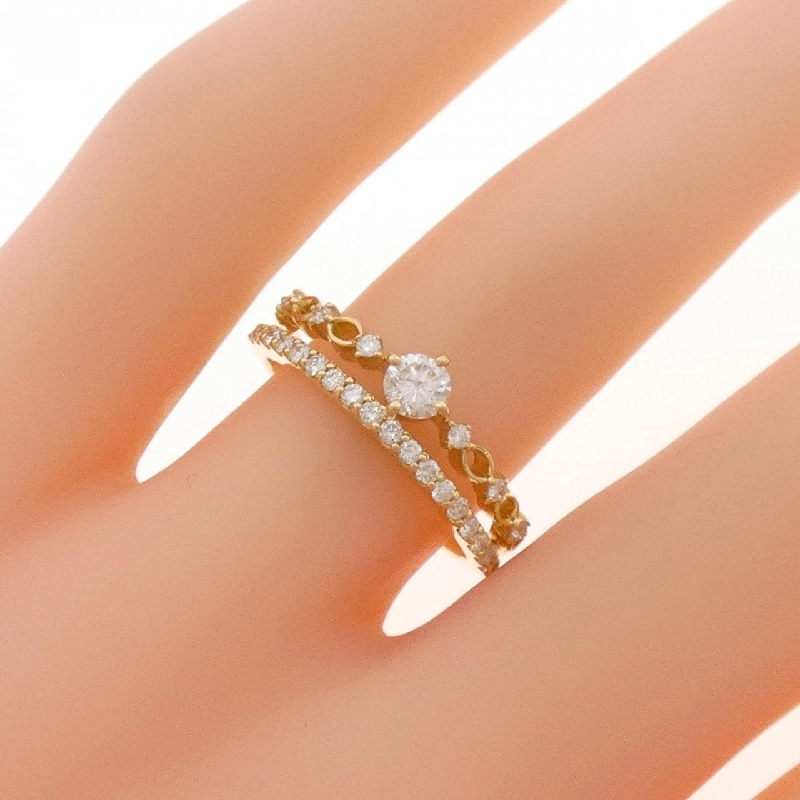 Nhẫn kim cương K18YG 0.40CT - Hàng hiệu Chính hãng 854978