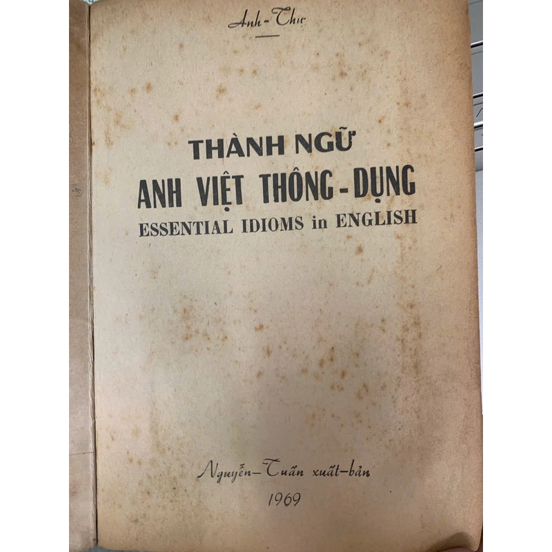 THÀNH NGỮ ANH VIỆT THÔNG DỤNG - ANH THƯ 519695