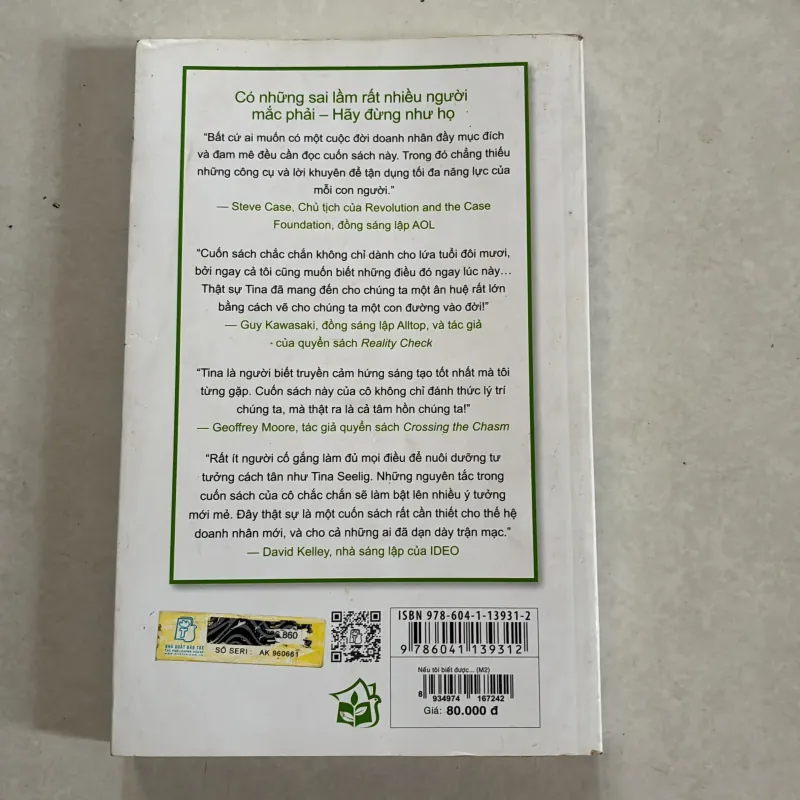 Nếu tôi biết được khi còn 20 - Tina Seelig 801094