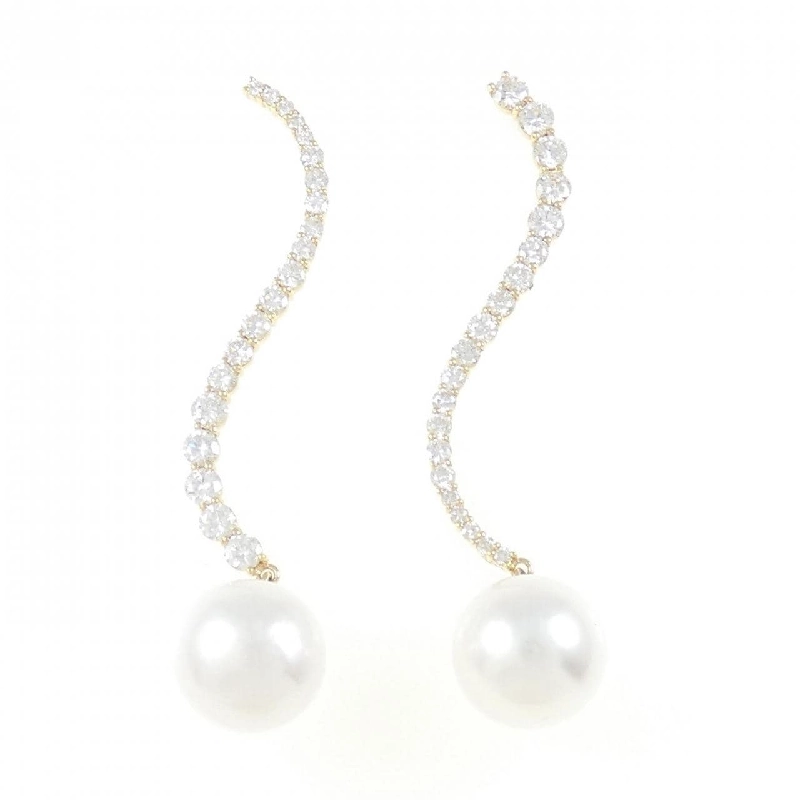 K18YG Bạch Ngọc Trai Bông Tai 11.6mm - Hàng hiệu Chính Hãng 868885