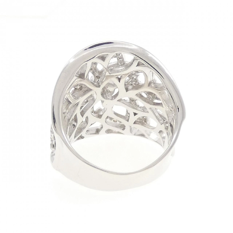 Nhẫn kim cương hoa K18WG 0.186CT 669836