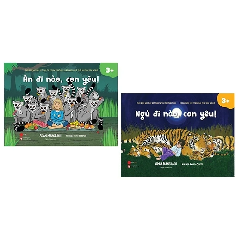 Ngủ Đi Nào, Con Yêu! + Ăn Đi Nào, Con Yêu! (Bộ 2 Cuốn) - Adam Mansbach 280604