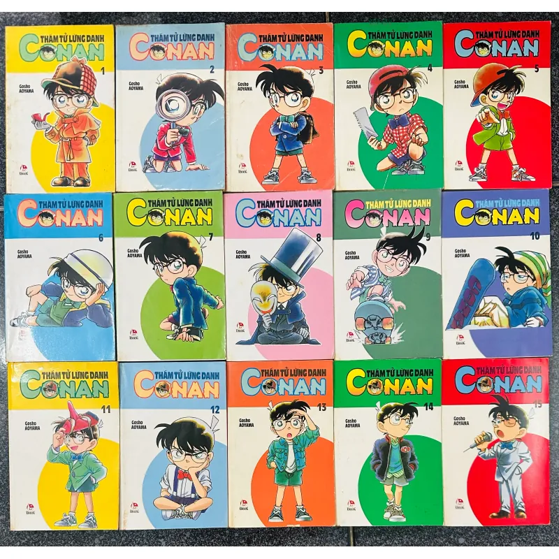 Thám tử lừng danh conan bìa màu full 46 tập 1000288