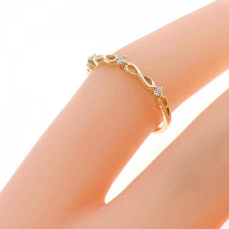 K10YG Nhẫn Pinky Kim Cương - Hàng hiệu Chính hãng 849219