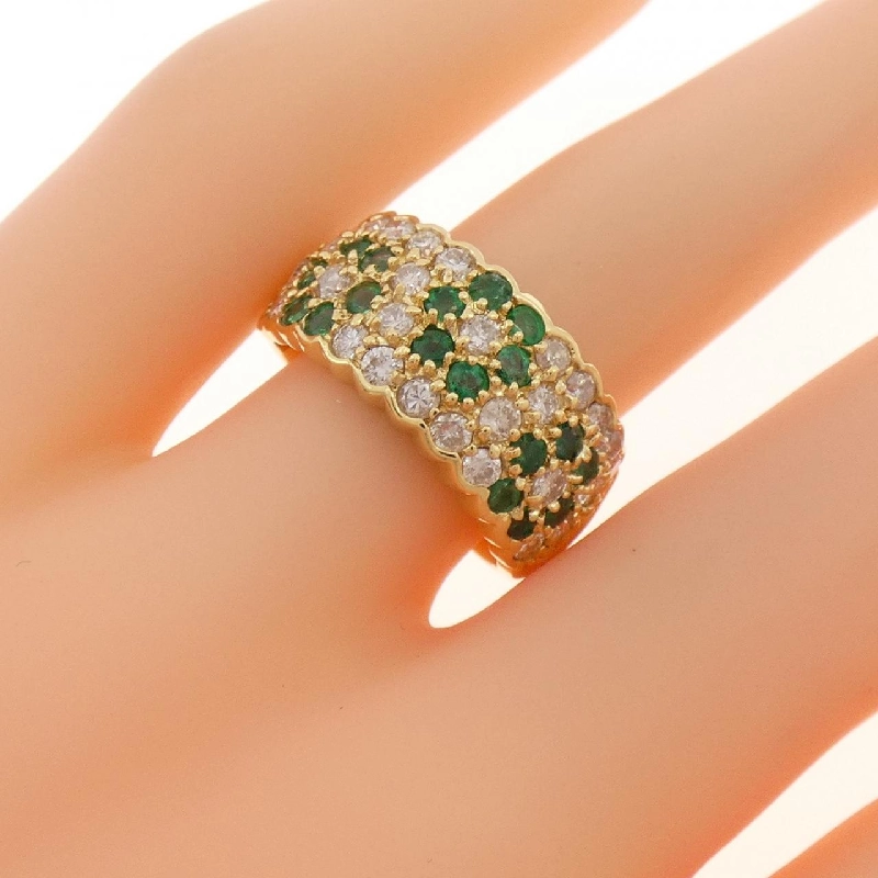 Nhẫn Emerald K18YG 0.60CT - Hàng hiệu Chính hãng 852398