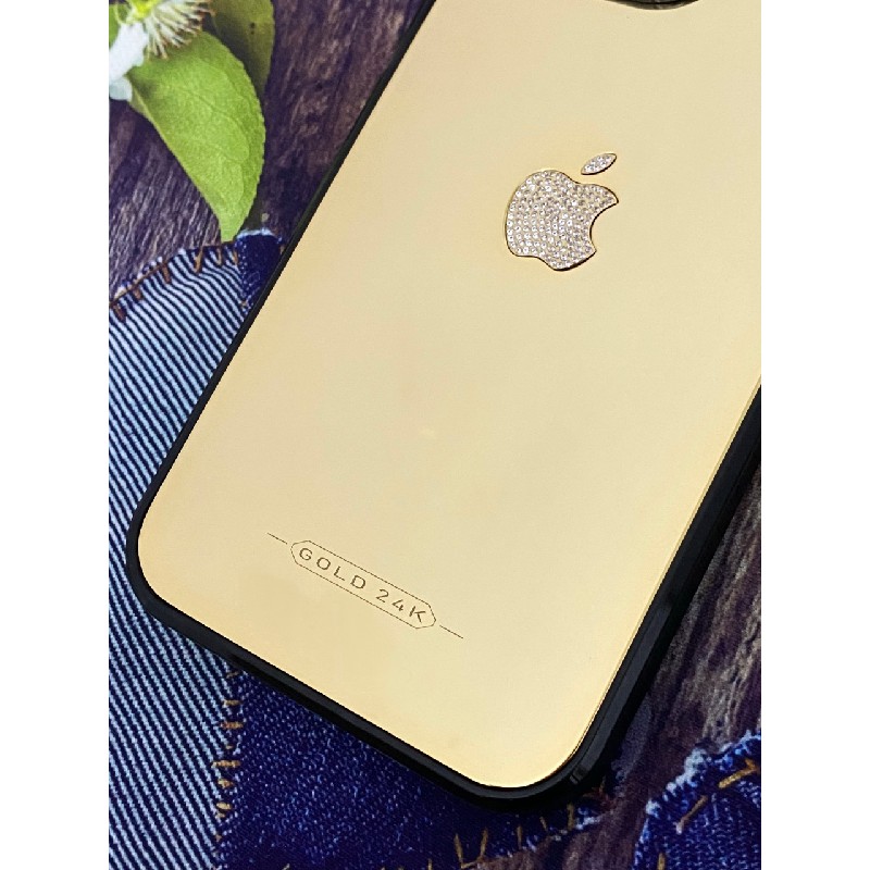 Ốp Lưng IPhone Mạ Vàng Đính Kim 9274