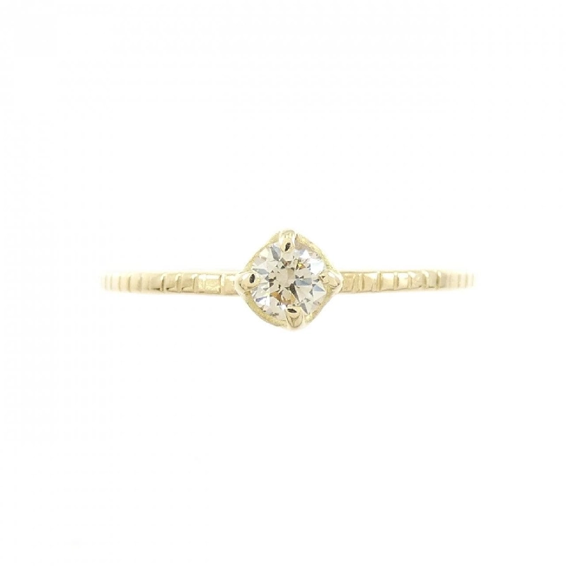 Nhẫn kim cương K18YG 667625