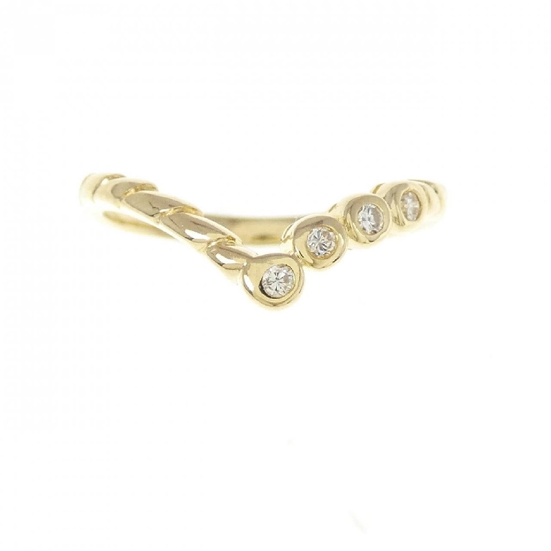 Nhẫn kim cương K18YG 0.07CT 672753