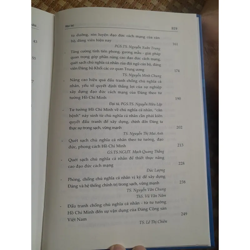 NÂNG CAO ĐẠO ĐỨC CÁCH MẠNG, QUÉT SẠCH CHỦ NGHĨA CÁ NHÂNI 735329