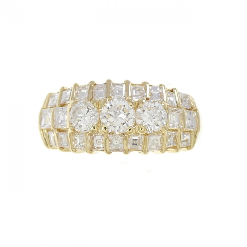 Nhẫn kim cương K18YG - Hàng hiệu Authentic 849599