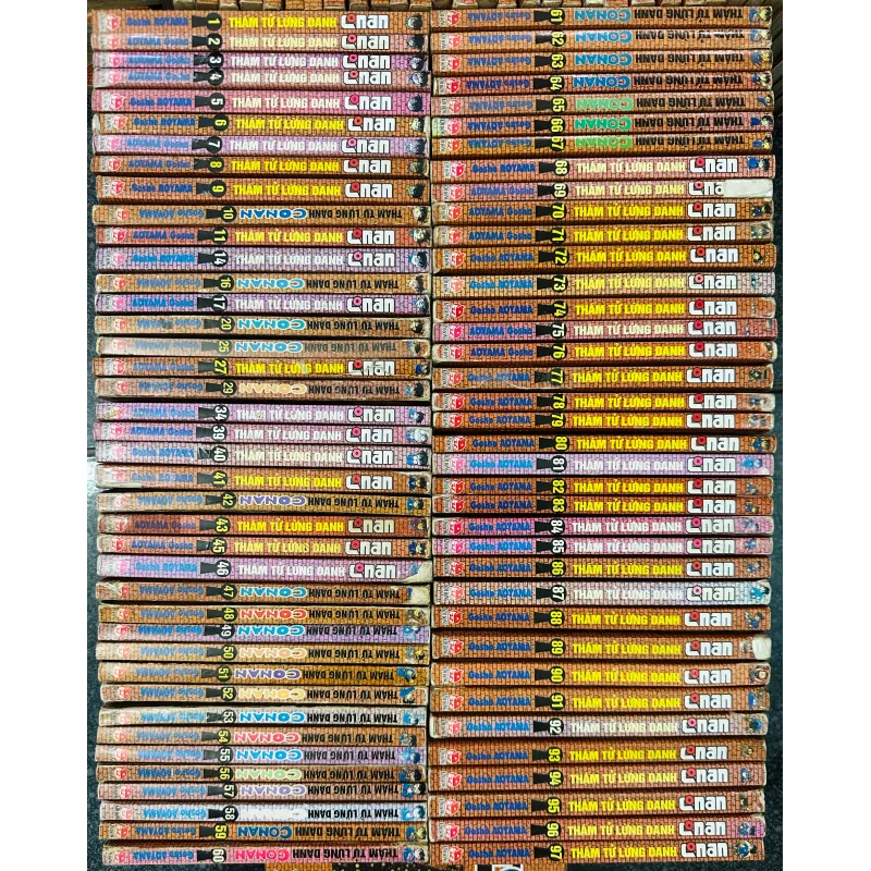 Conan thám tử lừng danh Tổng 77 tập không trùng 781314