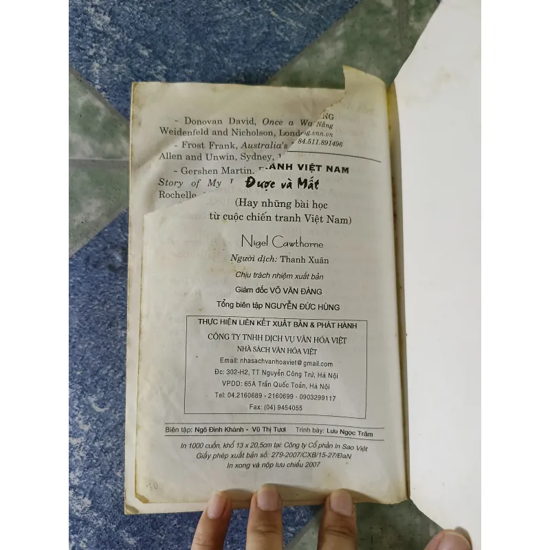 Chiến tranh Việt Nam được và mất - Nigel Cawthorne 789147