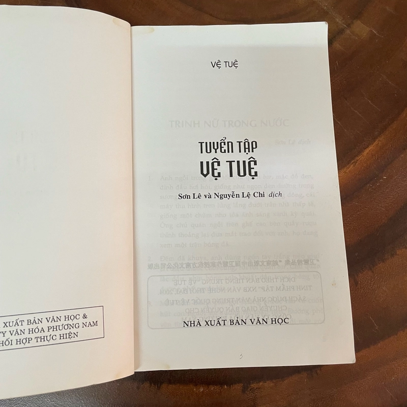 II Tựa sách: Tuyển Tập Vệ Tuệ - 2007 453516