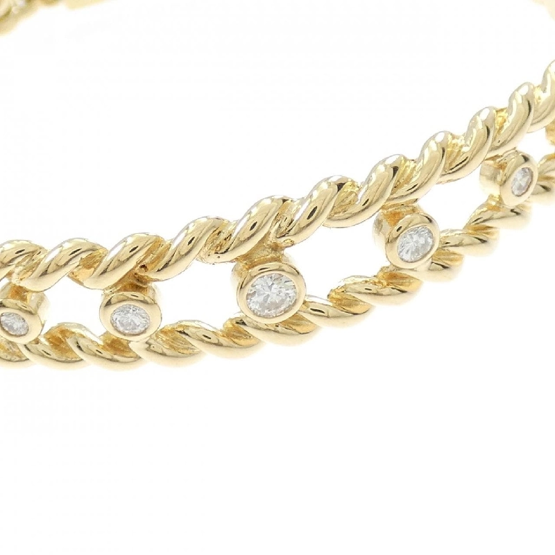 K18YG Vòng tay kim cương 0.27CT - Hàng hiệu Chính hãng 878099