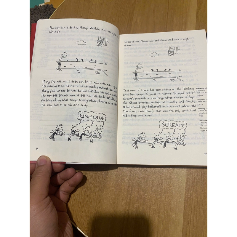 Combo 2 quyển Diary of a Wimpy Kid (Tập 1 + 2) - Song Ngữ (có file audio) 507562