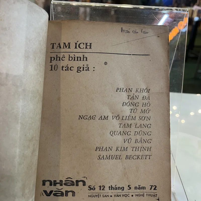 DƯỚI MẮT CỦA TAM ÍCH ( số 12) 757230