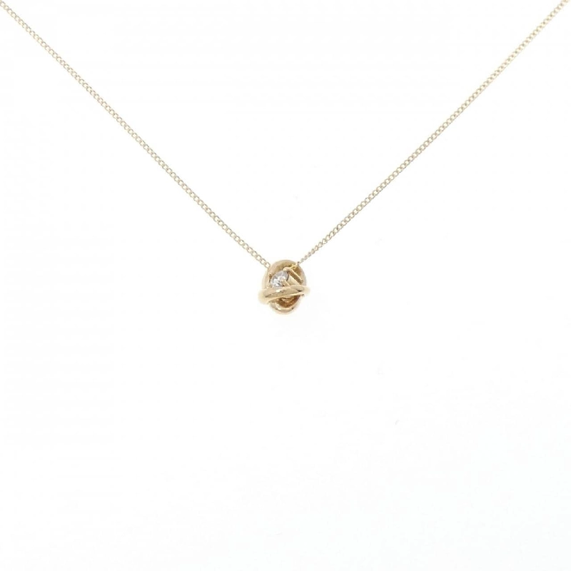 K18YG Dây chuyền kim cương - Hàng hiệu Authentic 860512