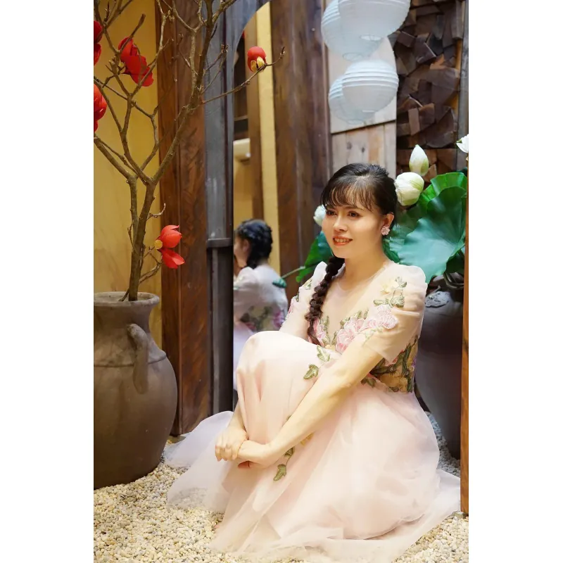 Đầm xòe 2 lớp thiết kế form đẹp 932344