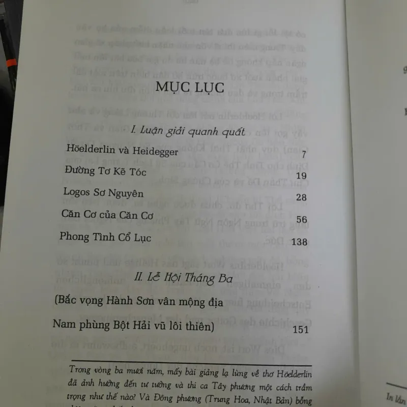 LỄ HỘI THÁNG BA - M.HEIDEGGER HOELDERLIN (BÙI GIÁNG DỊCH) 1023912
