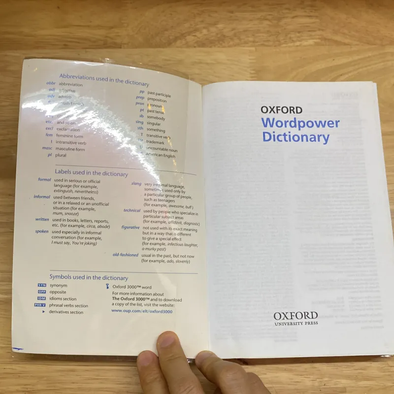 Oxford Wordpower Dictionary New 4th Edition - Từ điển Oxford kèm đĩa CD-ROM [Có bảo đảm] 972240