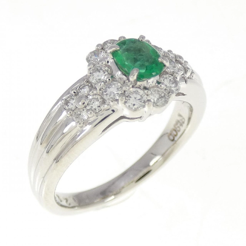 Nhẫn Emerald PT900 0.29CT 670372