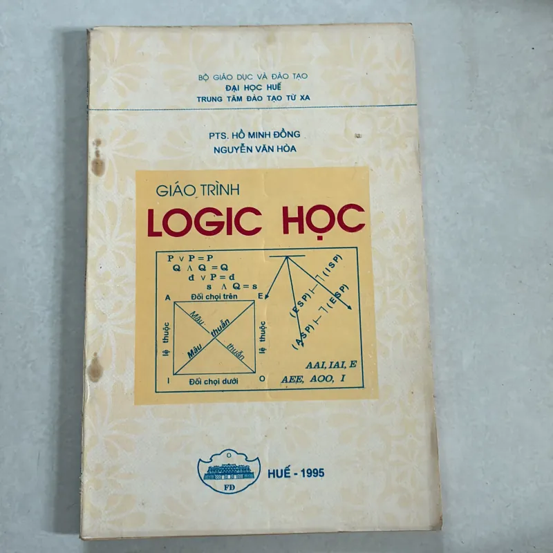 Giáo trình logic học - Hồ Minh Đồng - 1995s 801070