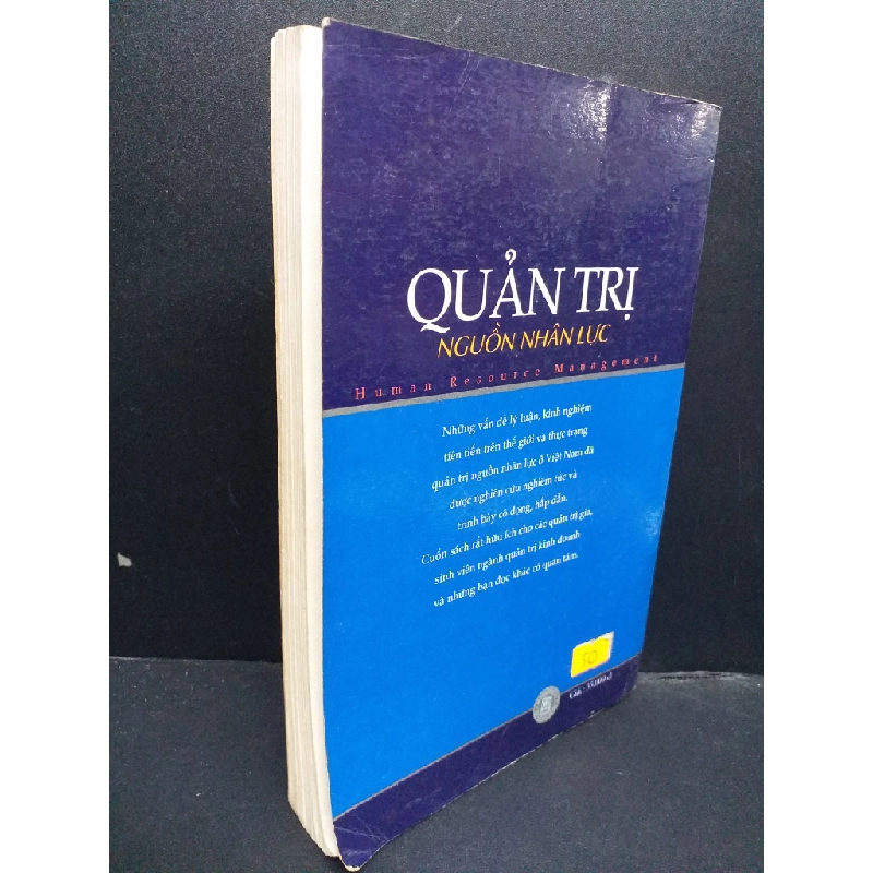 Quản trị nguồn nhân lực mới 80% ố nếp gấp bìa 2002 HCM2207 Trần Kim Dung QUẢN TRỊ 190698