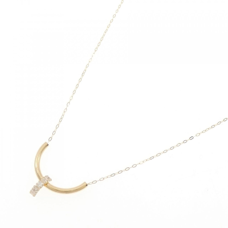K18YG Cubic Necklace - Hàng hiệu Chính hãng 857836