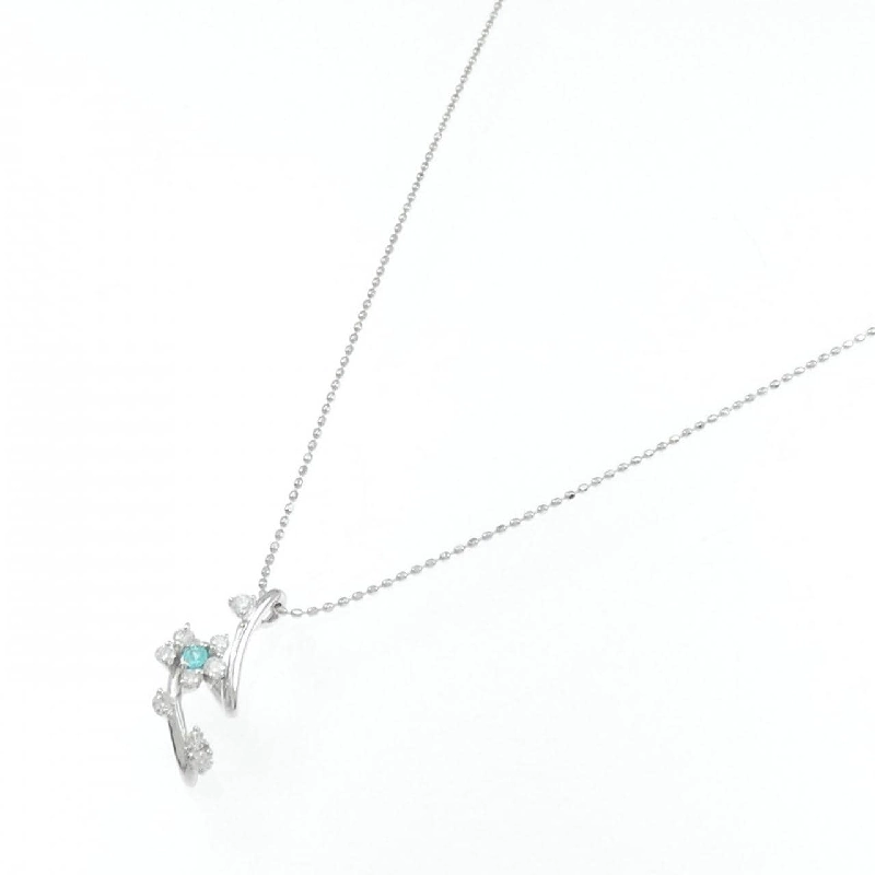 K18WG Tourmaline Necklace 0.04CT - Hàng hiệu Authentic 860248