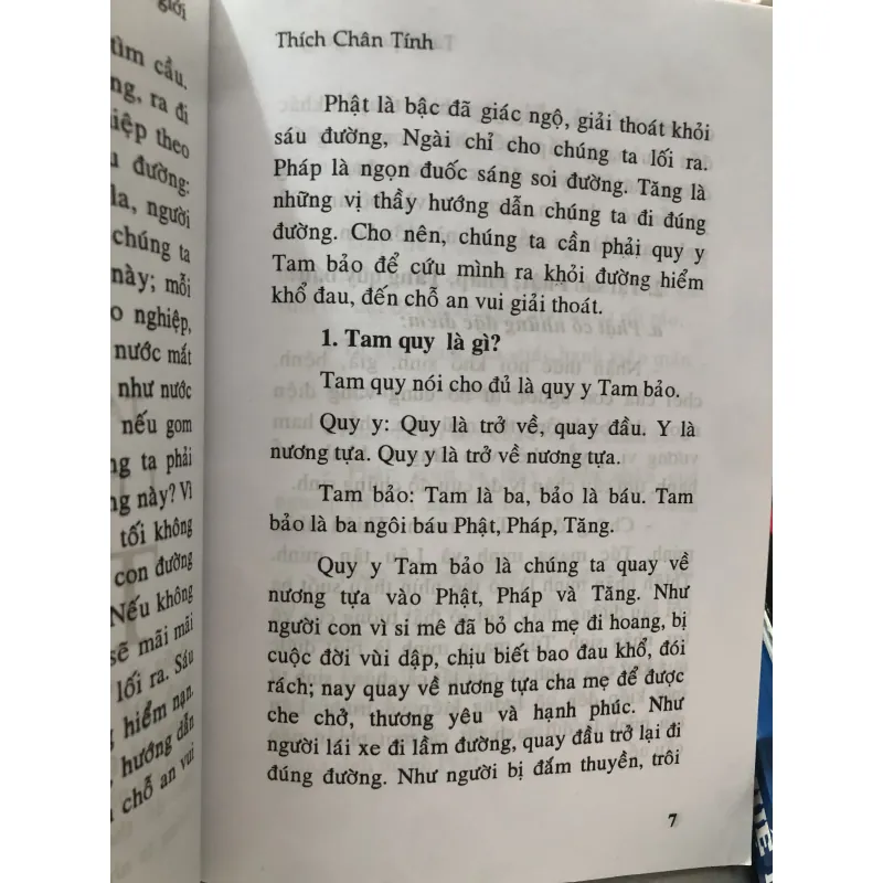 Tam quy ngũ giới - Thích Chân Tính  1009765