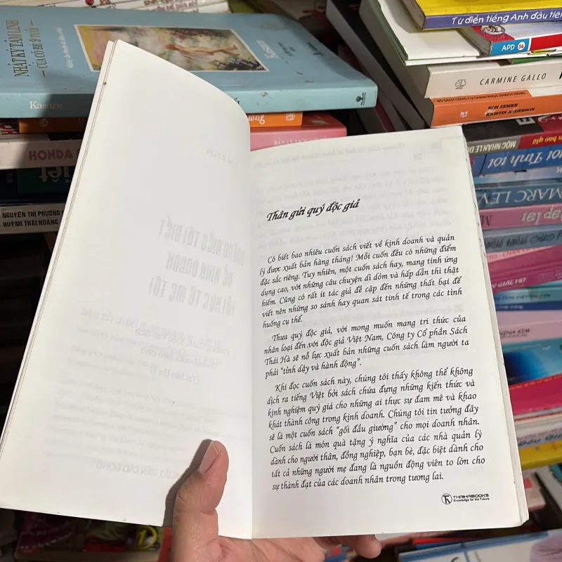 II Sách Kinh Doanh: Những Điều Tôi Biết Về Kinh Doanh Tôi Học Từ Mẹ Tôi - TIM KNOX - 2008 779212