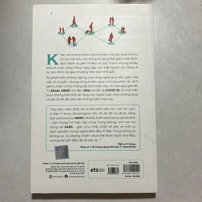 Dịch bệnh kẻ thù nguy hiểm nhất - Michael T. Osterholm (t01) 776760