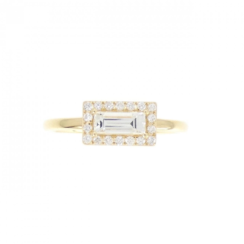 【Sản phẩm mới】Nhẫn kim cương K18YG 0.28CT 672152