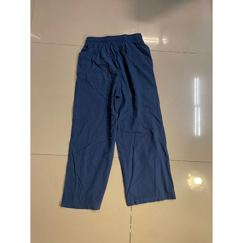 Quần linen xanh navy, size M 521537