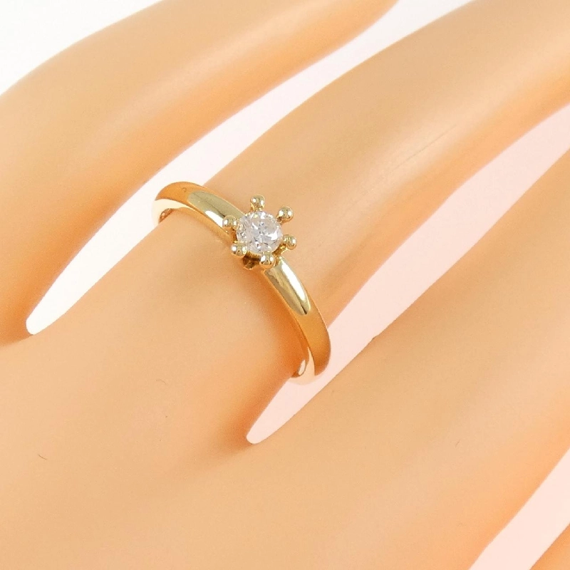 Nhẫn kim cương Solitaire K18YG 0.15CT - Hàng hiệu Chính hãng 850867