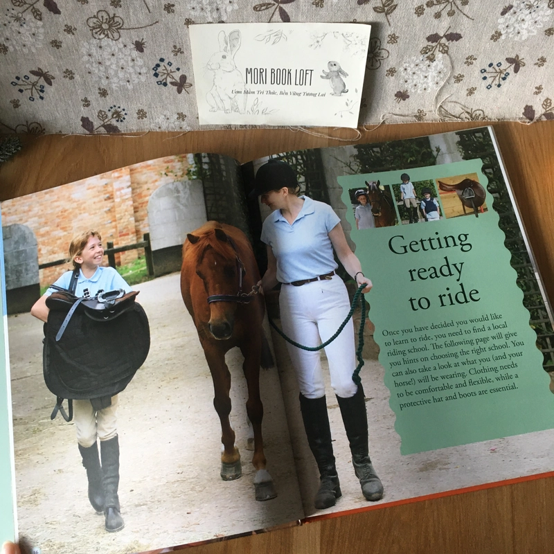 Sách tranh How To Horse Riding: A Step-by-Step Guide to Mastering Your Skills, Used, 7+ 463589